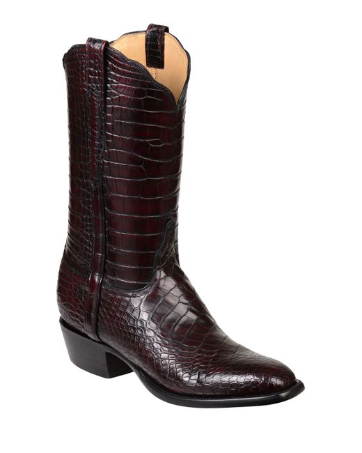 Lucchese Baron Gator Western Boots