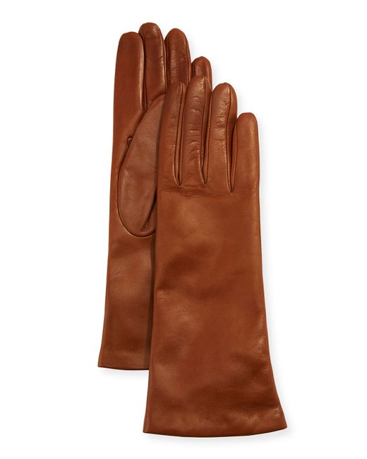 Portolano Four-Button Leather Gloves