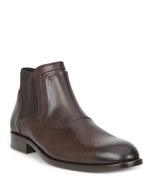 Bruno Magli Sancho Leather Ankle Boots