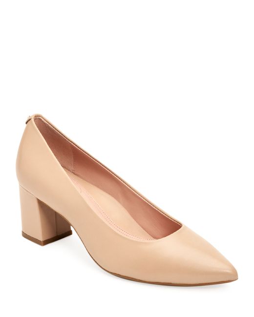 Taryn Rose Madline Leather Pointed Pumps