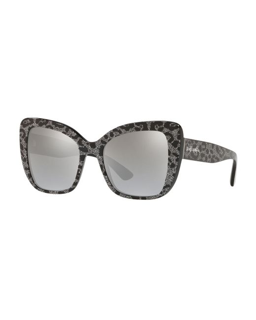 Dolce & Gabbana Acetate Butterfly Sunglasses