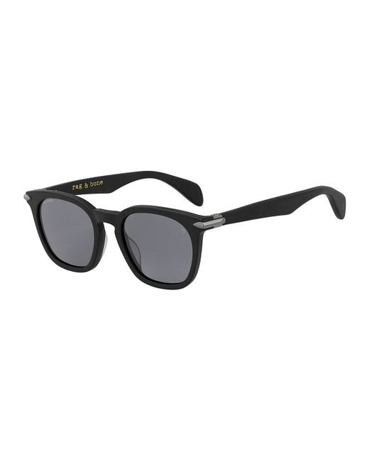 Rag & Bone Dagger-Hinge Acetate Polarized Sunglasses