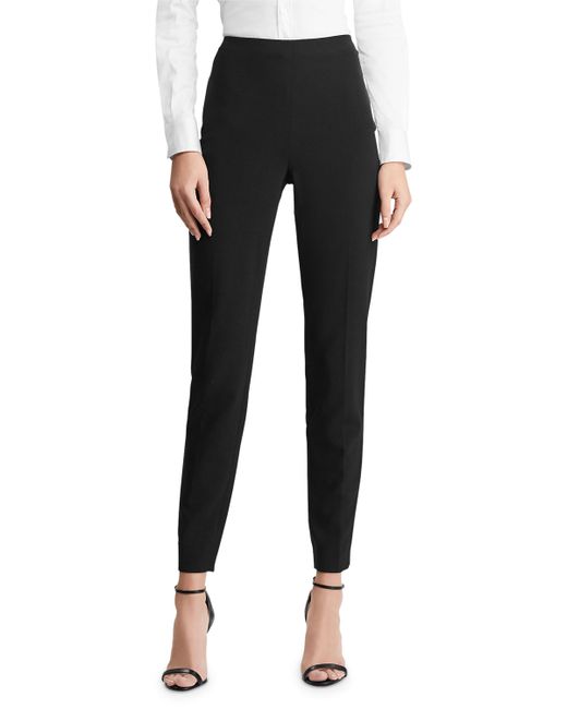 Ralph Lauren Collection Annie Cropped Wool Crepe Pants