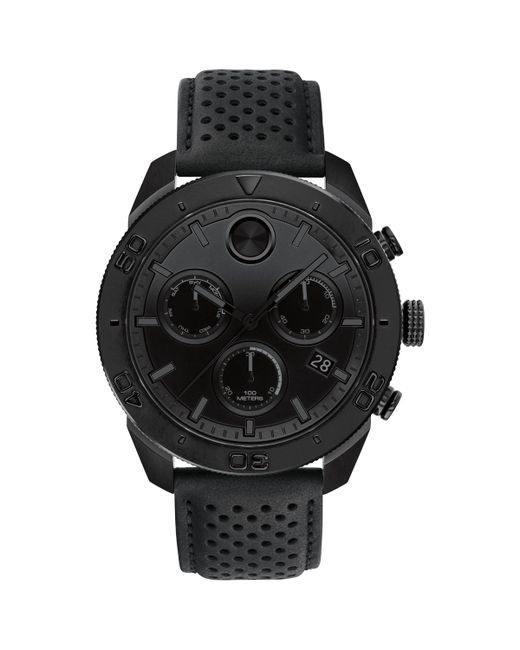 Movado Bold Bold Sport Watch with Leather Strap