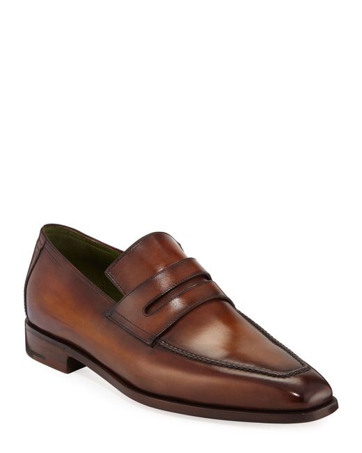 Berluti Andy Leather Penny Loafers