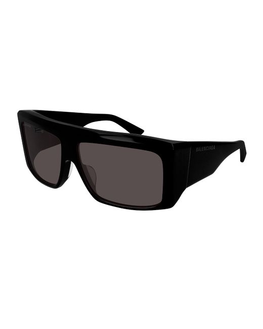 Balenciaga Flat-Top Acetate Sunglasses