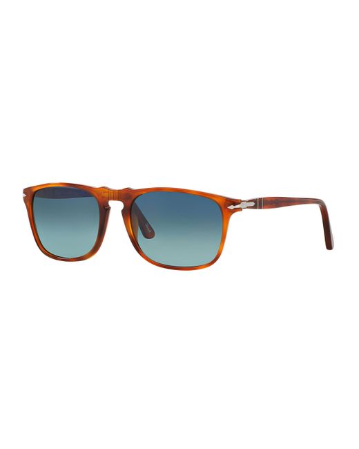 Persol Flat-Top Square Sunglasses Gradient Polarized