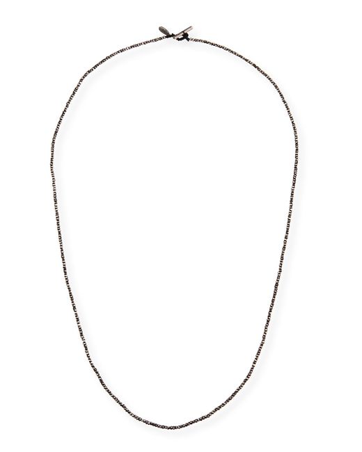 M Cohen Imperial Sterling Bead Cord Necklace