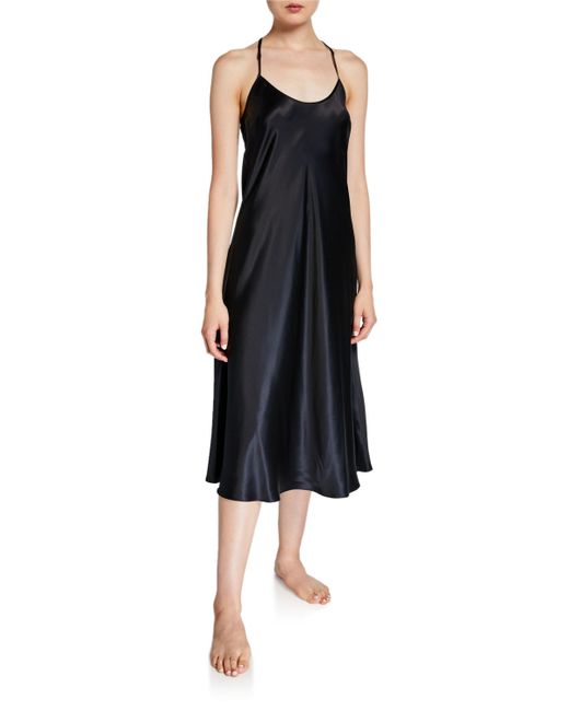 Neiman Marcus Long Silk Nightgown