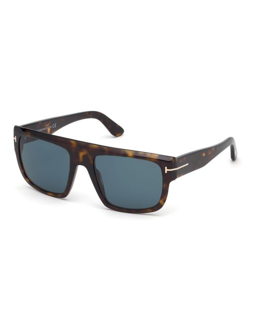 Tom Ford Alessio Flat-Top Acetate Sunglasses