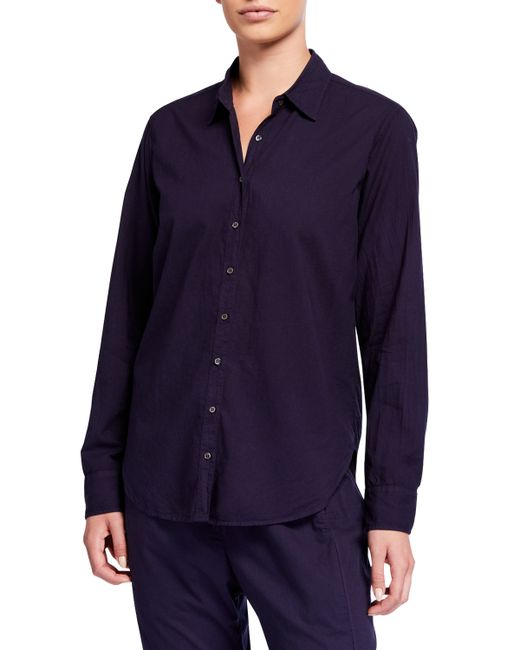 Xirena Beau Long-Sleeve Lounge Shirt