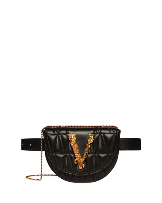 Versace Quilted Napa Belt Bag