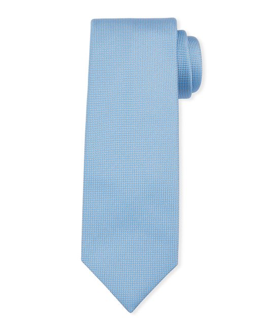 Brioni Micro-Neat Solid Silk Tie