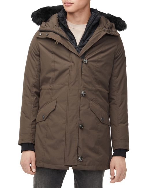 Ugg Butte Fur-Trim Hooded Parka Coat