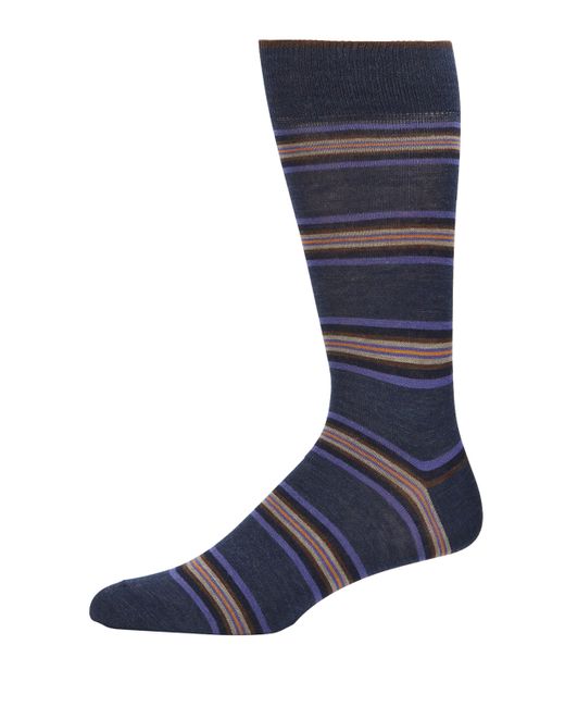Neiman Marcus Striped Wool Socks