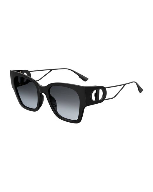 Dior 30Montaigne1 Square Sunglasses w Cutout Arms