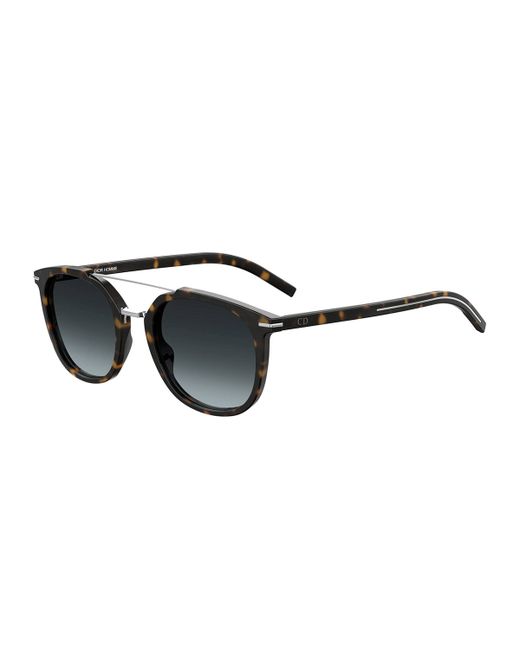 Dior Blacktie Round Acetate/Metal Sunglasses