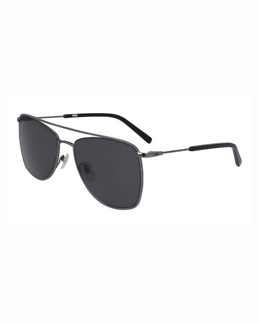 Mcm Outline Gradient Metal Navigator Sunglasses