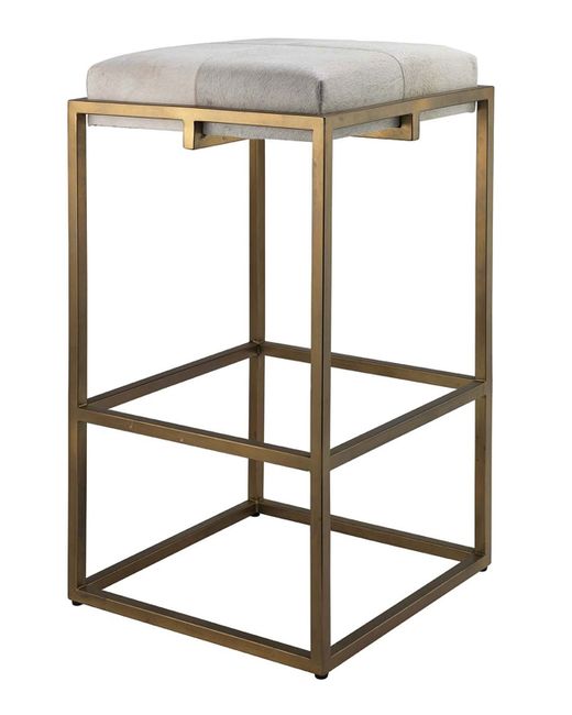 Jamie Young Shelby Hair Hide Bar Stool