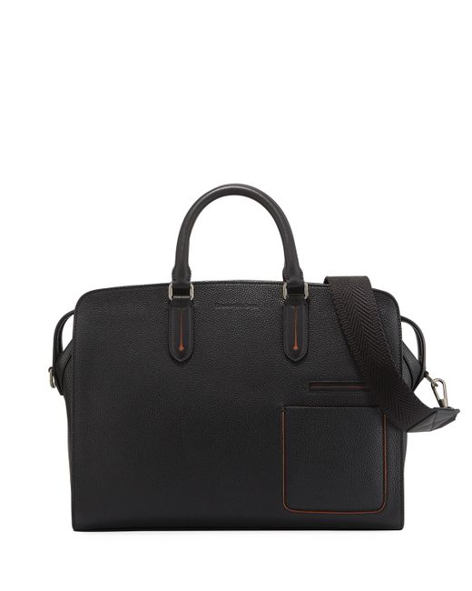 Ermenegildo Zegna Large Leather Blazer Briefcase