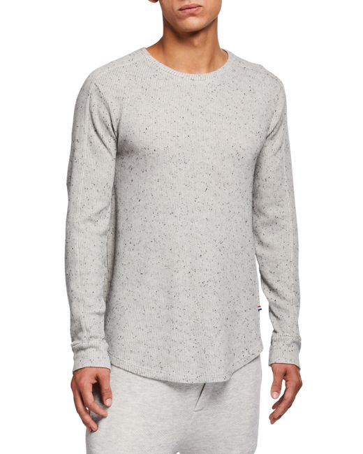 Sol Angeles Speckled Thermal Henley Shirt