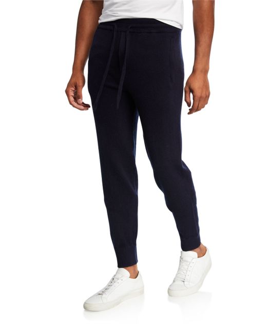 Vince Solid Wool-Cashmere Jogger Pants