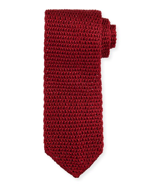 Tom Ford Solid Silk Knit Tie