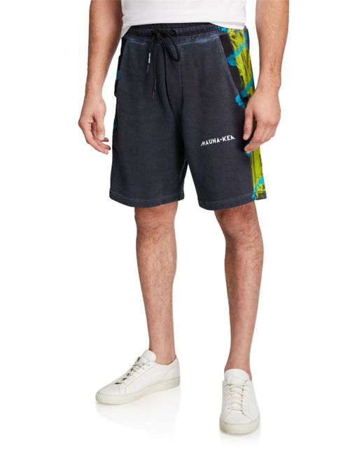 Mauna Kea Painted-Trim Bermuda Shorts
