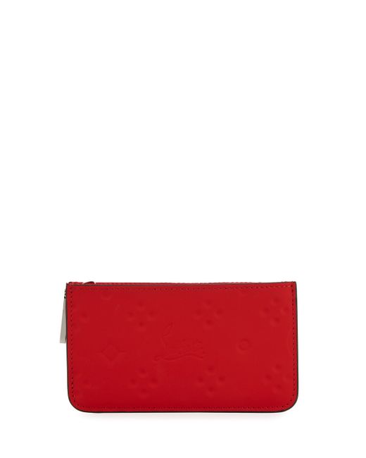 Christian Louboutin Embossed Leather Card Case