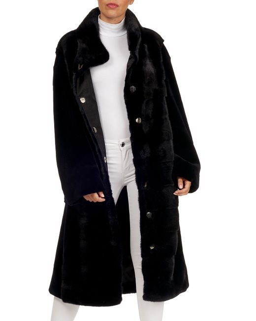 Gianfranco Ferre Sheared Mink Fur Short Coat