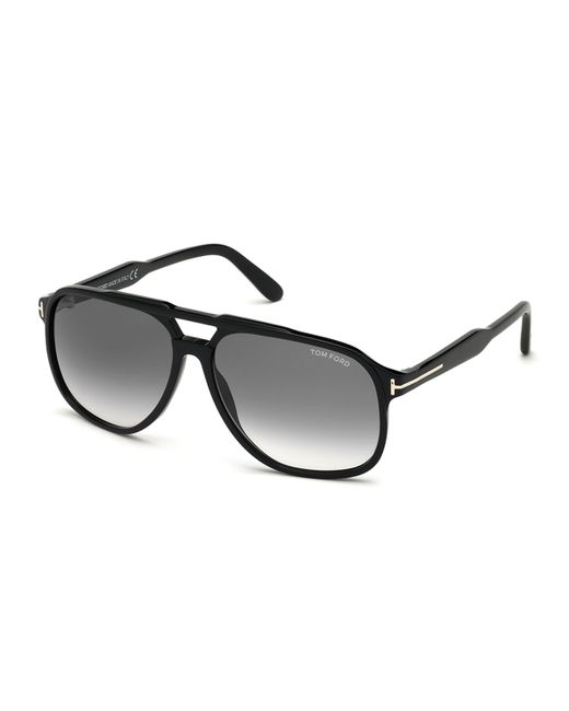 Tom Ford Raoul Gradient Aviator Sunglasses