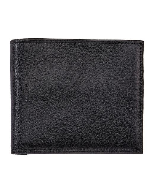 Graphic Image Two-Tone Grained Leather Wallet