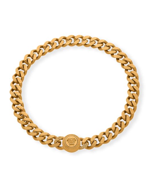 Versace Curb Chain Medusa Head Bracelet