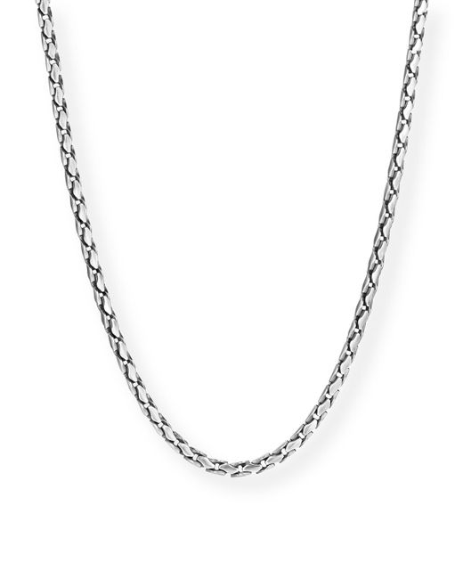 David Yurman 5mm Fluted Chain Necklace 24