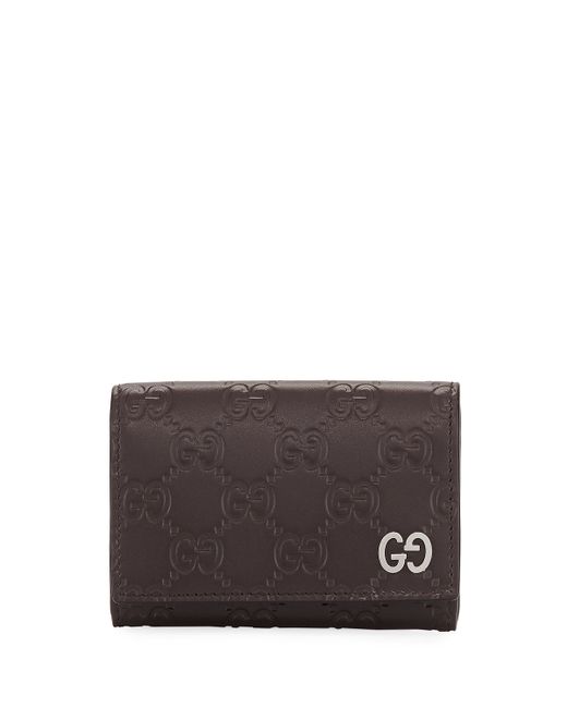 Gucci Signature Leather Card Case