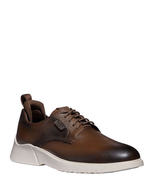 Coach CitySole Burnished Leather Derby Sneakers
