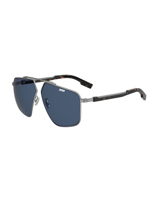 Dior DiorStreet1 Metal Aviator Sunglasses