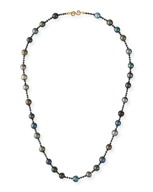Splendid Company Tahitian Pearl Diamond Necklace