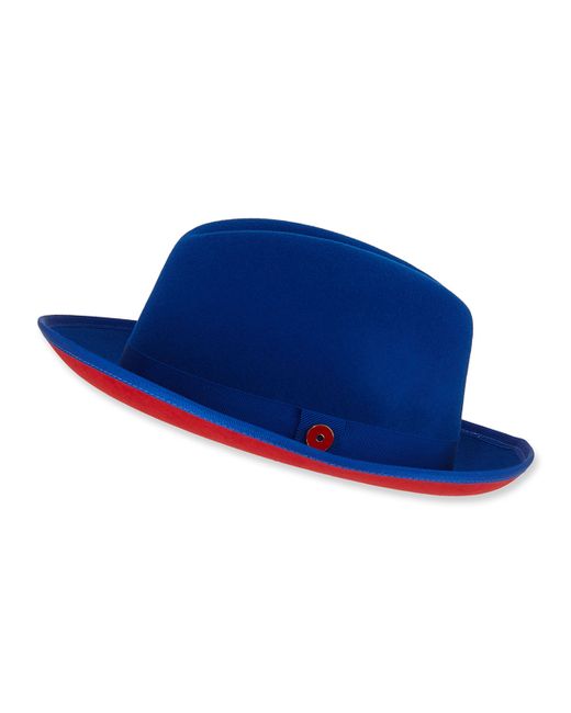 Keith and James King Red-Brim Wool Fedora Hat True