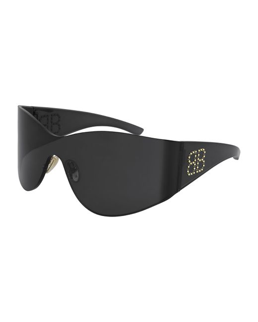 Balenciaga Acetate Shield Sunglasses