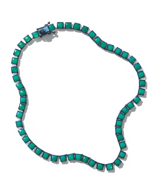 Nakard Small Tile Riviere Necklace in