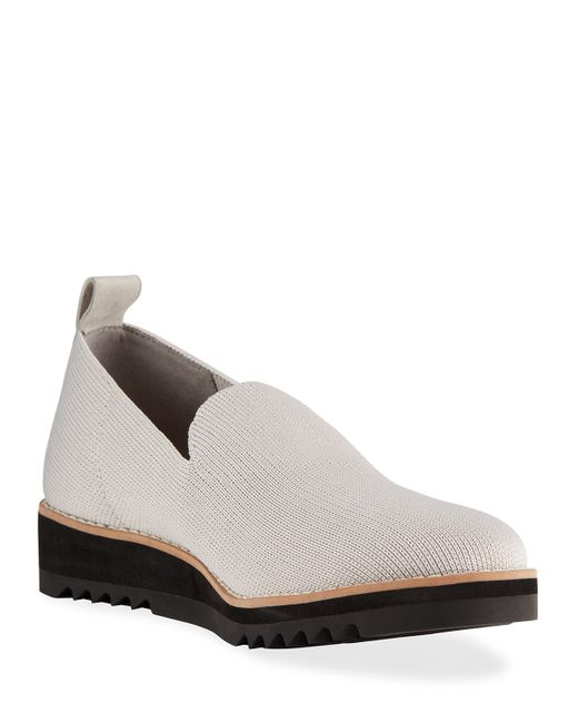 Eileen Fisher Embrace Knit Slip-On Loafers