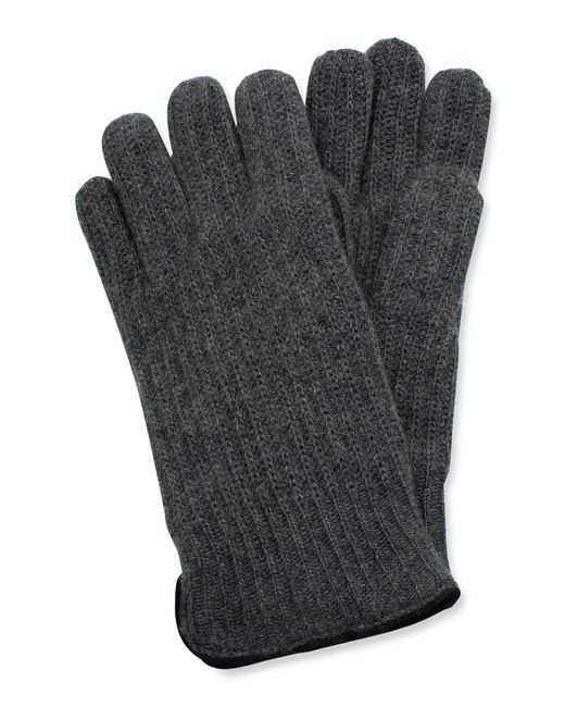 Portolano Rbbed Cashmere Gloves