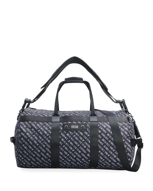Versace Jeans Couture Allover Logo Duffle Bag