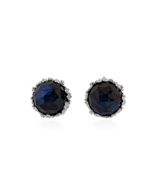 Michael Aram Ocean Earrings with Labradorite and Diamonds