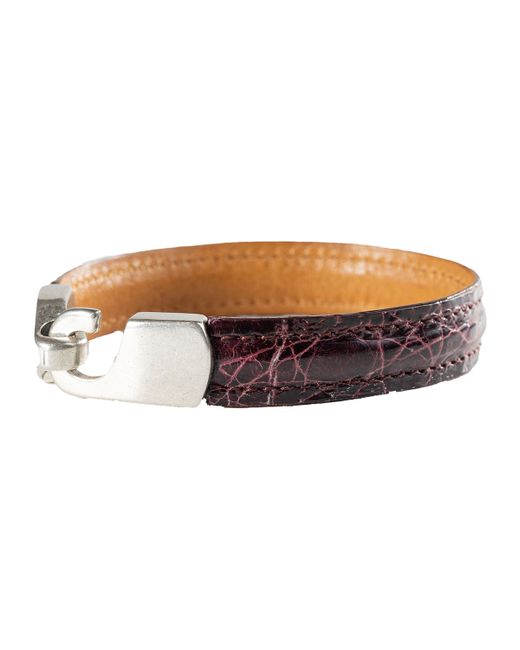 Abas Alligator Leather Bracelet