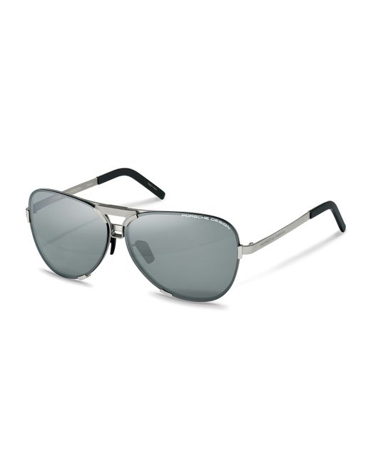 Porsche Design Titanium Interchangeable-Lens Aviator Sunglasses