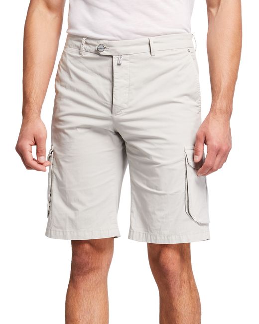 Kiton Cotton-Blend Cargo Shorts
