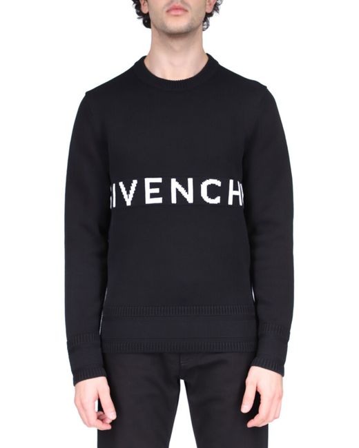 Givenchy Cotton Logo Crew Sweater