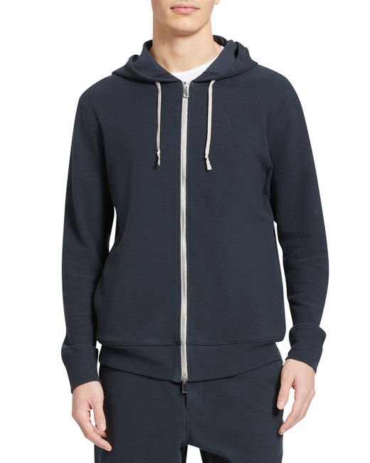 Theory Sol Surf Terry Zip-Up Hoodie